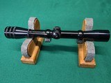 Redfield 4x rifle scope with 3/4 inch tube and mounts, excellent condition - 3 of 3