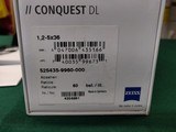 Zeiss Conquest DL 1.2-5x36, NIB, #60 reticle - 5 of 6