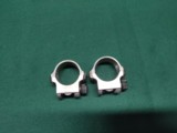 Ruger stainless steel scope rings, 1 inch, excellent condition. - 2 of 6