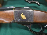Pair of Ruger #1 rifles, engraved and inlayed by Master Engraver Thierry Duguet - 2 of 13
