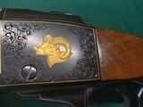 Pair of Ruger #1 rifles, engraved and inlayed by Master Engraver Thierry Duguet - 9 of 13