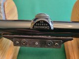 Browning 4x riflescope with dovetail mount, standard reticle, made by Redfield - 2 of 3