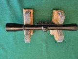 Browning 4x riflescope with dovetail mount, standard reticle, made by Redfield - 1 of 3