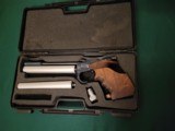 Anschutz Model 10 177 pellet pistol in original case, 2 pressure cylinders, etc. - 1 of 13