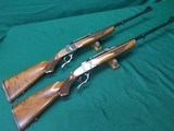 Pair of Ruger #1 rifles, engraved and inlayed by Master Engraver Thierry Duguet - 10 of 14