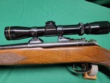 Winchester model 52 C original Sporting, 22 lr., with custom S&K mounts/rings, Leupold 2-7X rimfire special scope - 3 of 9