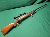Winchester model 52 C original Sporting, 22 lr., with custom S&K mounts/rings, Leupold 2-7X rimfire special scope - 4 of 9
