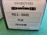 Swarovski PV 2.5-10x42L riflescope, NIB, Plex reticle - 2 of 5