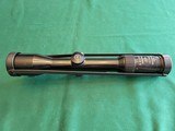 Nickel rifle scope, 1,5-6x42, Rare Dot Reticle, 30mm with rail and mounts, excellent - 1 of 4