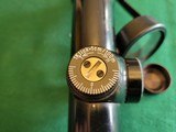 Nickel rifle scope, 1,5-6x42, Rare Dot Reticle, 30mm with rail and mounts, excellent - 4 of 4