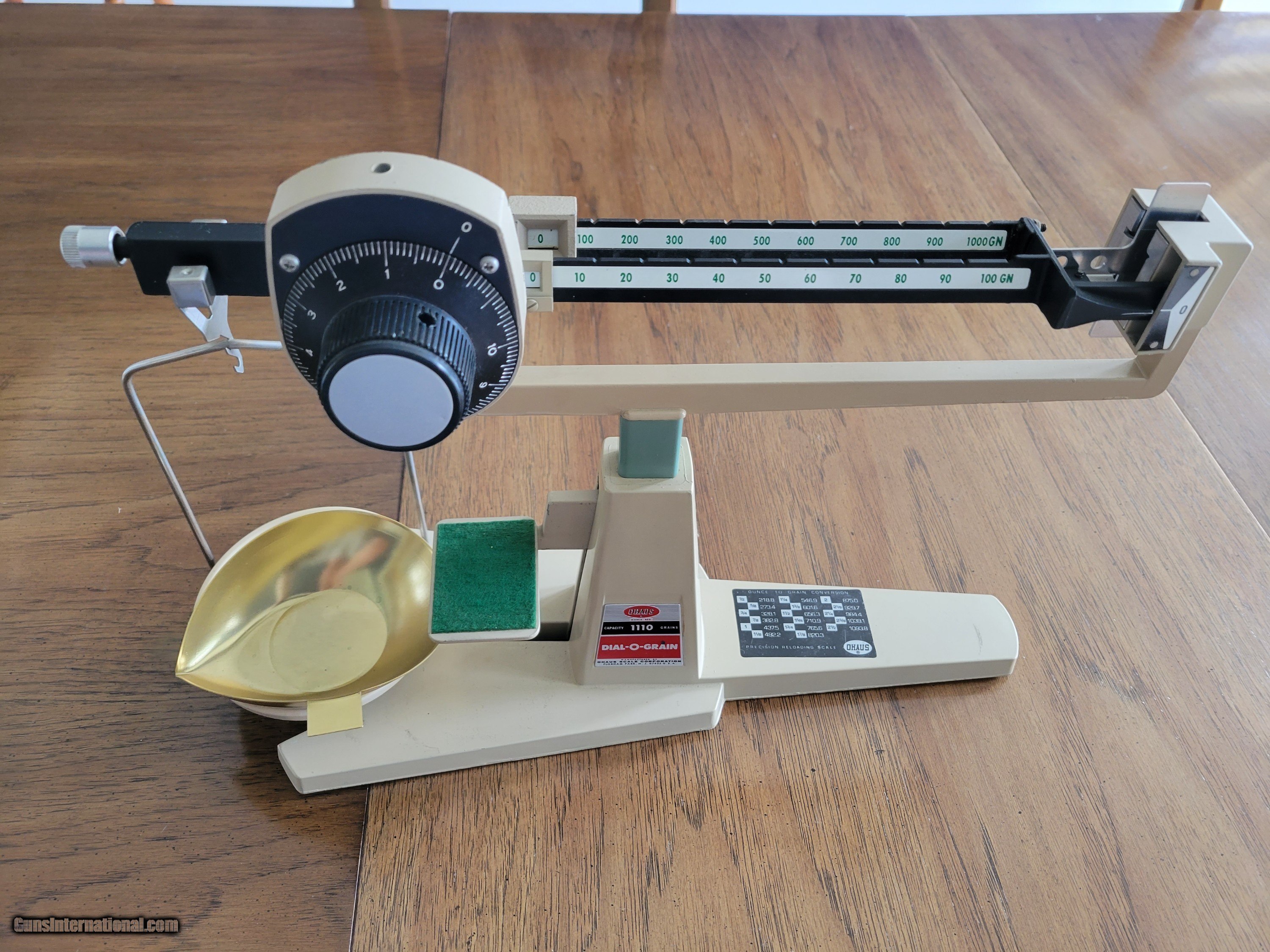 Ohaus - Dial O Grain Reloading Scale - Question