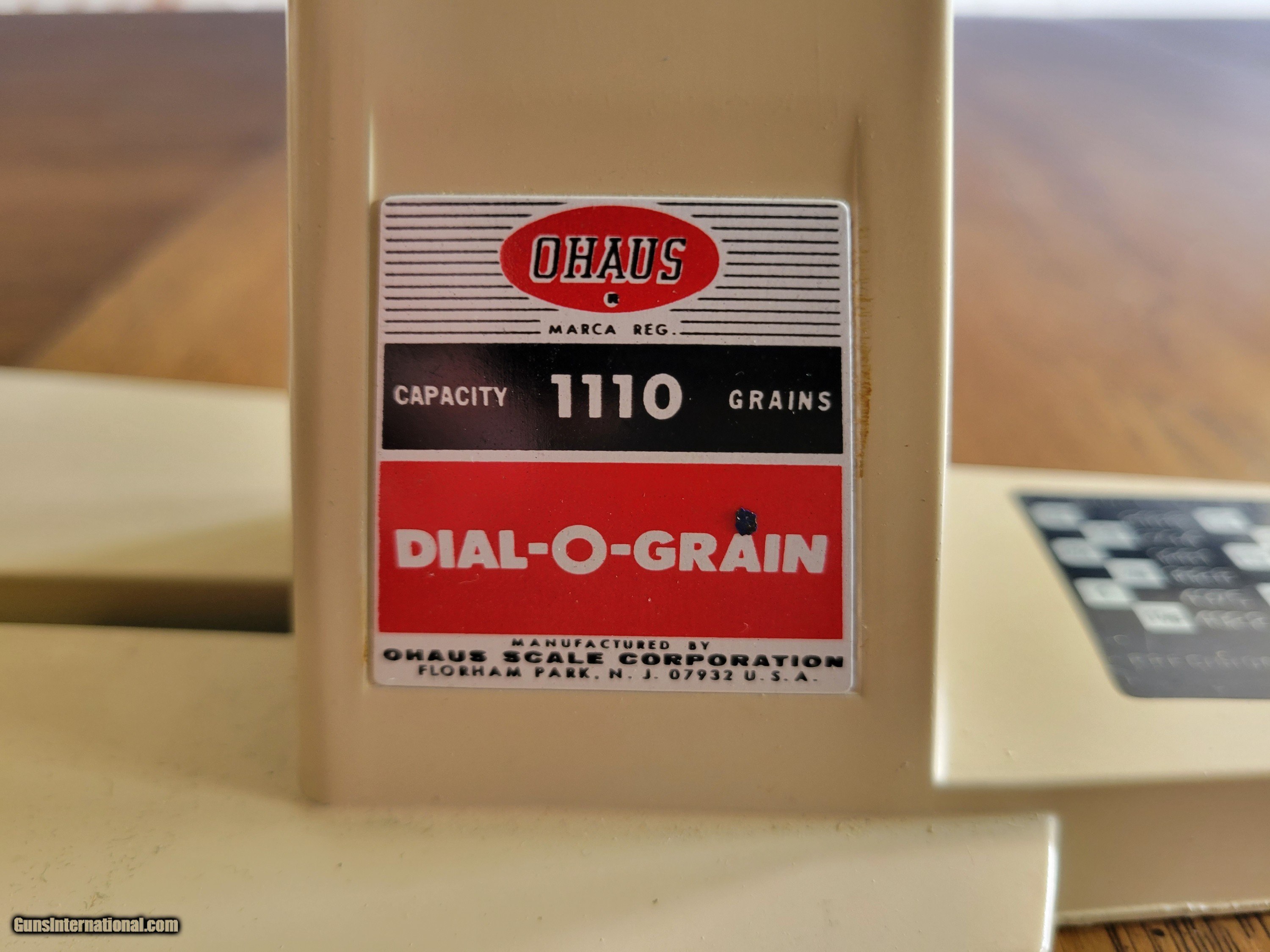 Ohaus - Dial O Grain Reloading Scale - Question