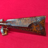 Jack Haugh custom built flintlock Bi-Centennial rifle #34 with matching Tom White powder horn numbered to the rifle - 15 of 20
