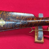 Jack Haugh custom built flintlock Bi-Centennial rifle #34 with matching Tom White powder horn numbered to the rifle - 6 of 20