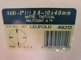 Leupold Vari-X III 3.5-10x40mm, matte, tactical, Multicoat 4, mill dot reticle - 4 of 5