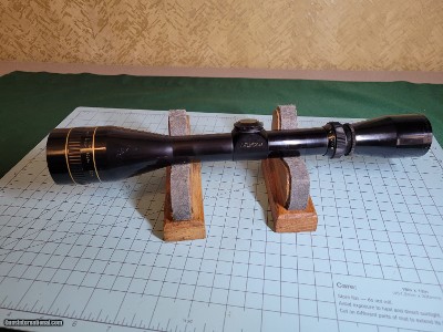 Leupold 3x9 AO rifle scope, gloss finish, duplex reticle,