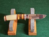 Randy Lee custom fixed blade knife. Excellent condition. - 3 of 4