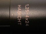 Swarovski Habicht 1.25-4x24 riflescope, 30mm, excellent condition. - 3 of 4