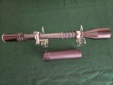 Unertl BV-20 riflescope, standard crosshair reticle, Freeland sunshade, excellent - 2 of 12