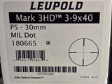 Leupold Mark 3HD 3-9x40 riflescope, Mill Dot reticle, excellent condition. - 6 of 6