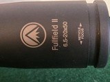 Burris Full Field II 6.5-20x50 rifle scope with Ballistic Mill Dot reticle, NIB - 2 of 6