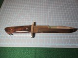 T. W. Downing Bowie style custom knife, as new condition - 3 of 5