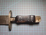 T. W. Downing Large Bowie, Damascus and color cased - 5 of 8