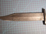 T. W. Downing Large Bowie, Damascus and color cased - 2 of 8