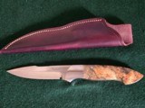 Ron Gaston Fighting Knife with sheath, new condition - 1 of 7