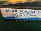 Ruger Buckeye Special Blackhawk Convertible 32 H&R Mag - 32/20 NIB - 2 of 5