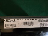 Walther PPK/S 22 lr, NIB. Nickel finish, made in Germany - 6 of 6