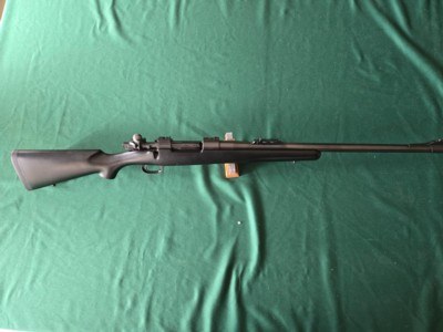 Custom 416 Taylor rifle on a FN action with dies and ammo - Image 1 of 11