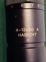 Swarovski 4-12x50 A Habicht rifle scope, duplex, lens caps - Image 2 of 9