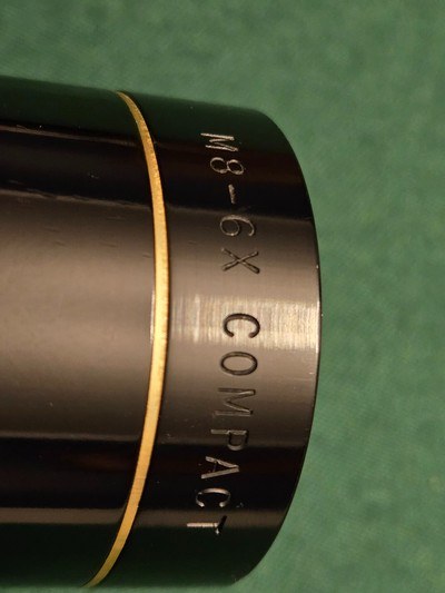 Rare Leupold 6x compact with target knobs, Leupold dot, gloss - Image 6 of 6