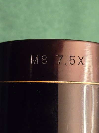 Rare Leupold m8-7.5x, gloss, Dot reticle. - Image 3 of 5