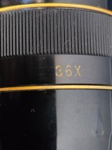 Leupold 36x AO rifle scope, gloss, crosshair reticle, target knobs - Image 3 of 5