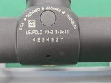 Leupold VX-2 3-9x40 rifle scope, matte, duplex, excellent condition - Image 2 of 5
