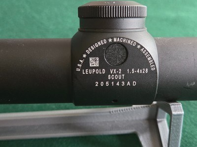 Leupold VX-2 Scout 1.5-4x28 intermediate rifle scope with duplex reticle. - Image 2 of 5