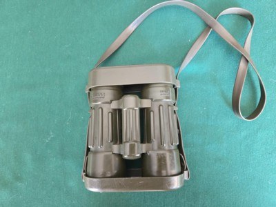 Zeiss Dialyt 8x30B binoculars, green rubber armored, no lens issues - Image 1 of 6