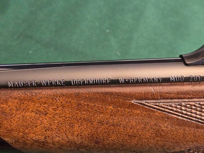 Mauser 201 Deluxe 22 lr, threaded muzzle, very nice - Image 9 of 9