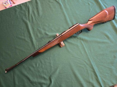 Mauser 201 Deluxe 22 lr, threaded muzzle, very nice - Image 1 of 9