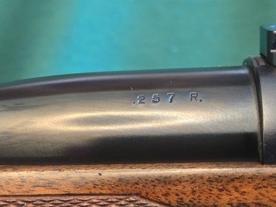 Dale Goens custom Pre-64 model 70 in 257 Roberts - Image 4 of 17