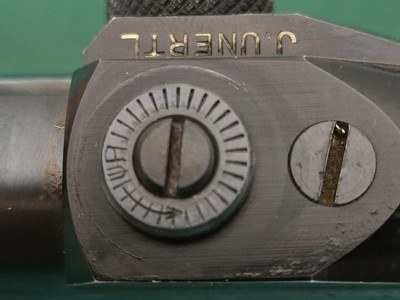 Unertl Hawk 4x rifle scope, standard crosshair reticle, Buehler rings - Image 6 of 6