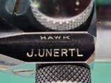 Unertl Hawk 4x rifle scope, standard crosshair reticle, Buehler rings - Image 5 of 6