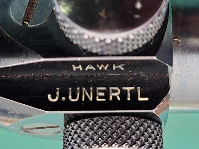 Unertl Hawk 4x rifle scope, standard crosshair reticle, Buehler rings - Image 5 of 6