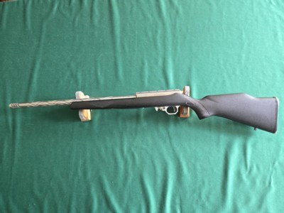 Volquartsen semi-auto in 17 HMR caliber, snake barrel with muzzle brake - Image 1 of 9