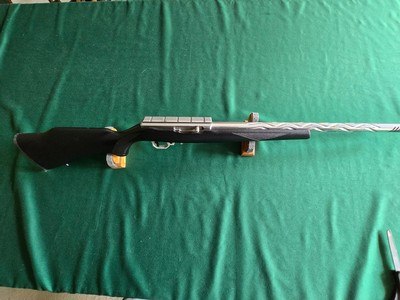 Volquartsen semi-auto in 17 HMR caliber, snake barrel with muzzle brake - Image 6 of 9