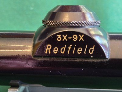Redfield 3-9x Low Pro rifle scope with duplex reticle, excellent condition. - Image 3 of 6