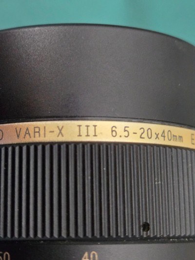 Leupold Vari-x III 6.5-20x40mm, EFR, AIR RIFLE, with target knobs, 1 inch - Image 2 of 4