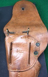 Excellent WWII 1943 U.S. Colt 1911A1 .45ACP, US Marked M1916 Holster and US Marked WWII Tanker Holster - 12 of 14